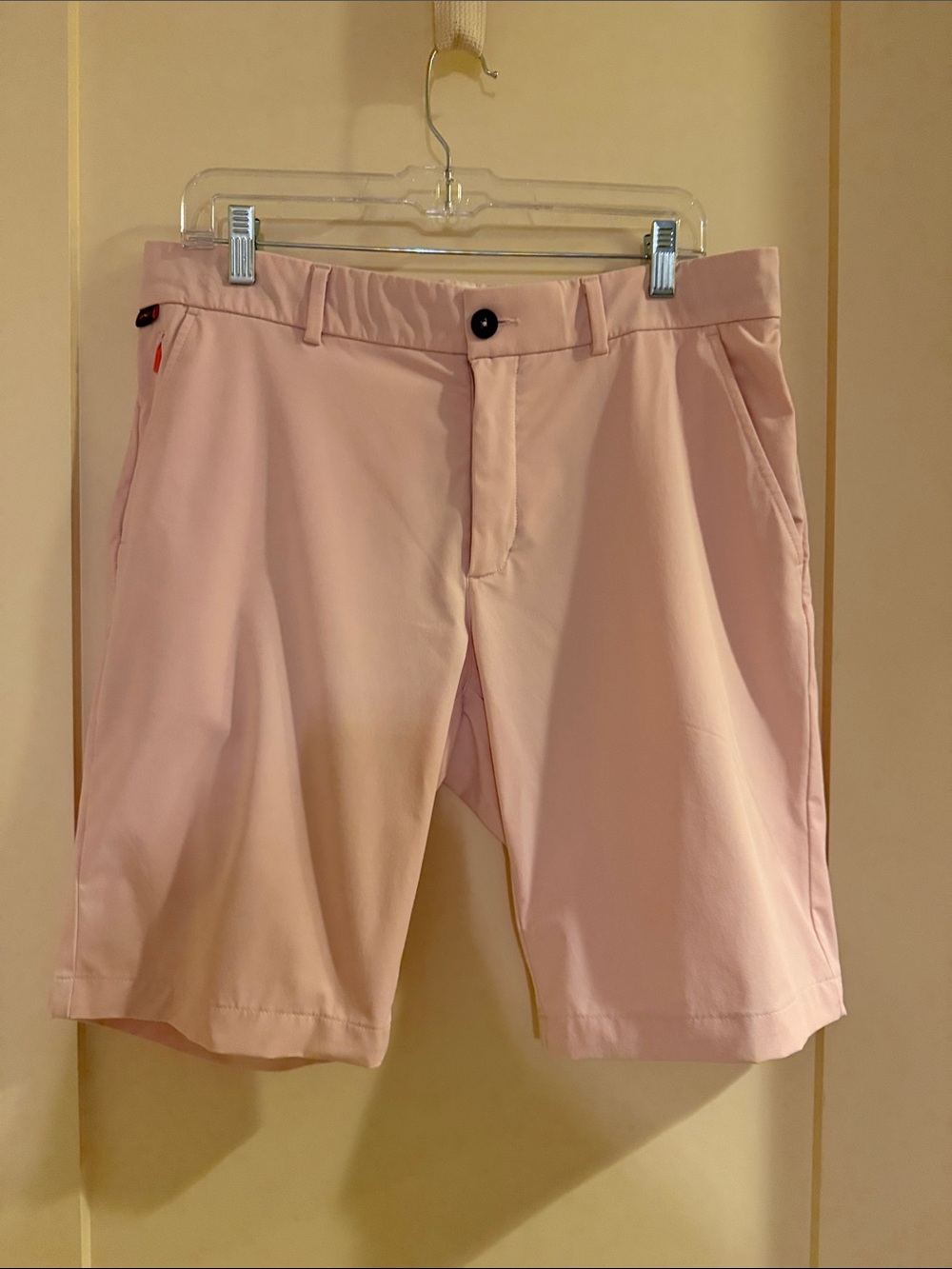 KJUS Men's Performance Hybrid Shorts in Light Pink 36W